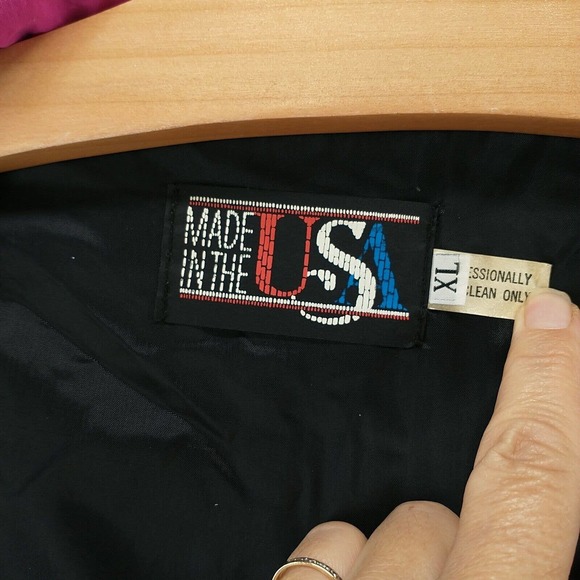 Made In The USA Men's Super Chevy Show Jacket Gray XL BFGoodrich Vintage 1994 - Picture 12 of 15